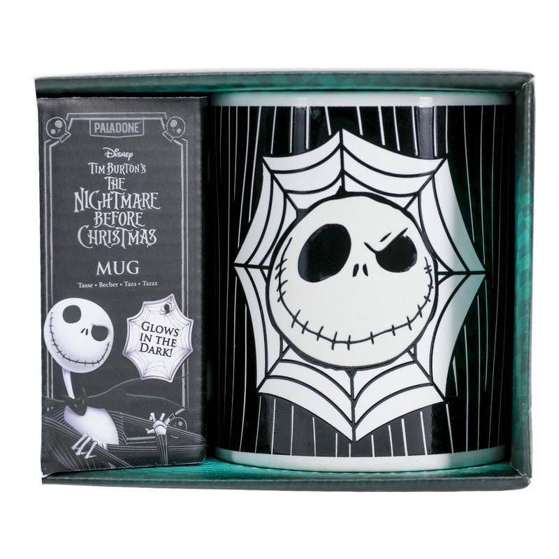 Paladone-Jack-Skellington-Glow-in-the-Dark-Mug-tazza-Nero-Bianco-Universale-1-pz