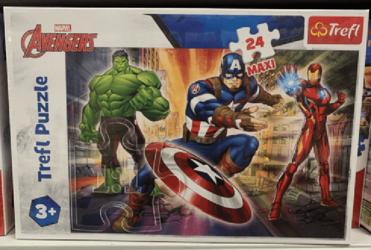 GLOBO TREFL PUZZLE 24 MAXI AVENGERS