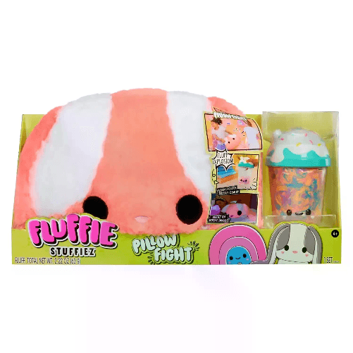 MGA ENTERTAINMENT Fluffie Stuffiez Pillow Fight- Cuscino in peluche Bunny