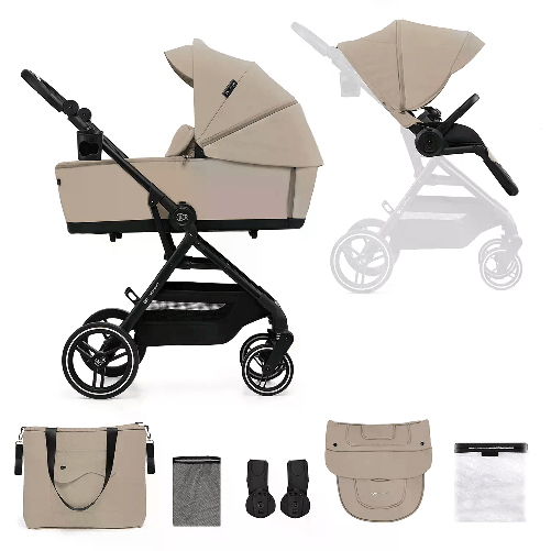 KINDERKRAFT Passeggino 2 In1 Yoxi Sand Beige Kinderkraft