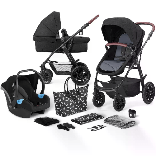 KINDERKRAFT Trio Xmoov 3in1 Travel System Black Kinderkraft