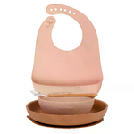 NATTOU Set Pappa Silicone 4 Pezzi Rosa