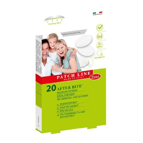 TrAdE Shop Traesio  Set 12pz Da 20 Cerotti Post Puntura Patch Sollievo Prurito Agenti Esterni Lenitivi 164393 -