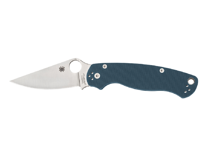 Spyderco Spyderco PARA MILITARY 2 G-10 BLUE CPM-SPY27 PLAIN C81GPCBL2