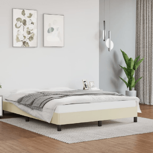 VidaXL Giroletto Crema 140x200 cm in Similpelle