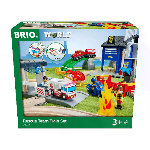 Brio Set Ferroviario Della Squadra Di Soccorso