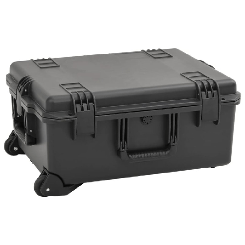 VidaXL Valigetta da Volo Portatile Nera 62,5x50x28,5 cm in PP