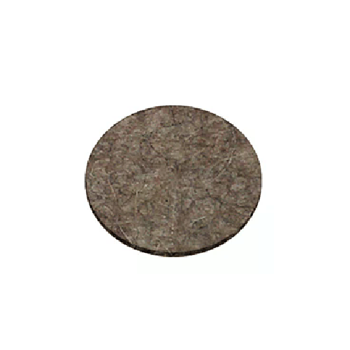 Masidef Feltrini adesivi tondi in lana - 28 mm. - marrone - 32 pz.