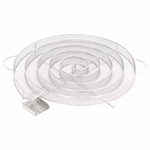 VidaXL Generatore di Fumo Freddo Rotondo 33,5 cm in Acciaio Inox