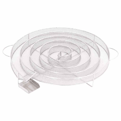 VidaXL Generatore di Fumo Freddo Rotondo 33,5 cm in Acciaio Inox