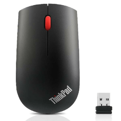 Lenovo Mouse senza Fili Lenovo ESENTIAL Nero