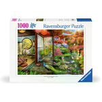 RAVENSBURGER                                                  Puzzle 1000 Pezzi Illustrati Giardino Giapponese