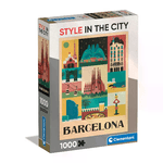 CLEMENTONI                                                    Puzzle 1000 Pz Style In The City Barcelona