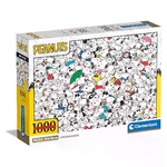 CLEMENTONI                                                    Puzzle 1000 Pezzi Impossible Compact Peanuts