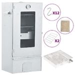 VidaXL Forno Affumicatore BBQ Generatore Fumo Freddo Acciaio Zincato