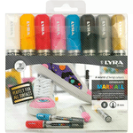 LYRA                                                          Pennarelli Lyra Graduate Mark All 2mm. Astuccio 8 Colori