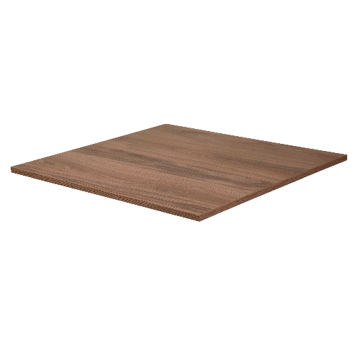 Vacchetti Top tavolo nobilitato rovere quadro cm80x1,8x80
