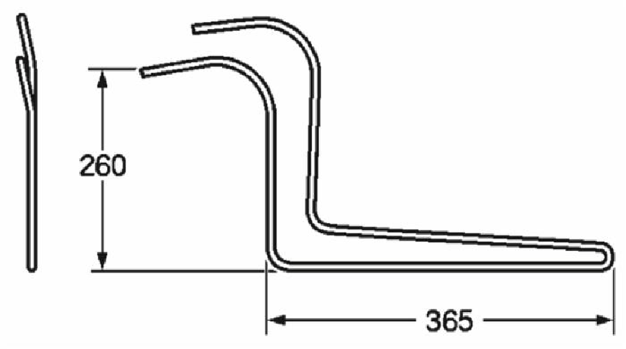 Ama Dente ranghinatore adattabile Bautz SP30-42 filo 6,5 confezione da 10 pezzi