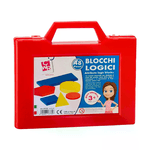 CWR                                                           Blocchi Logici Scuola Gioco Educativo Valigetta 48 pz.