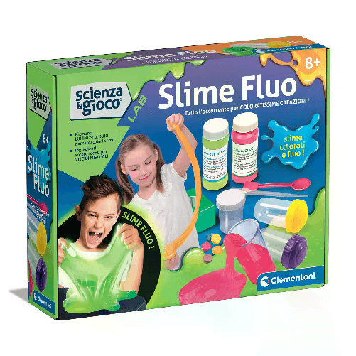 CLEMENTONI                                                   Scienza &amp; Gioco Slime Fluo