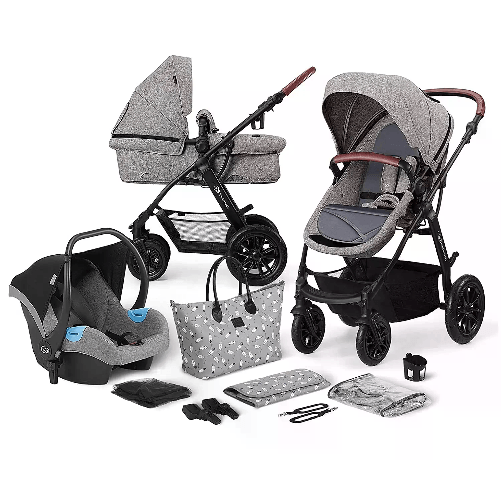 KINDERKRAFT Trio Xmoov 3in1 Travel System Grey Kinderkraft