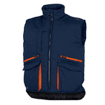 Gilet imbottito Sierra 2 Tg. XL blu/arancio