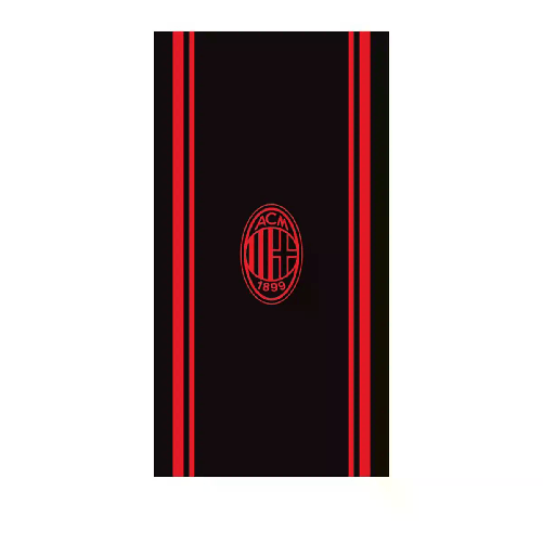 HERMET Telo Mare Cimato in Spugna 90x170cm 100% Cotone A.c. Milan