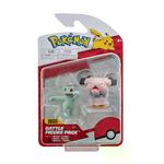 REI TOYS Pokemon Battle Figure Pack: Machop &amp; Snubbull