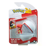 REI TOYS Pokemon Clip N Go: Magby &amp; Premier Ball