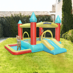 GIODICART                                                     Gioco Gonfiabile per Bambini, Grande Castello con Scivolo e Piscina