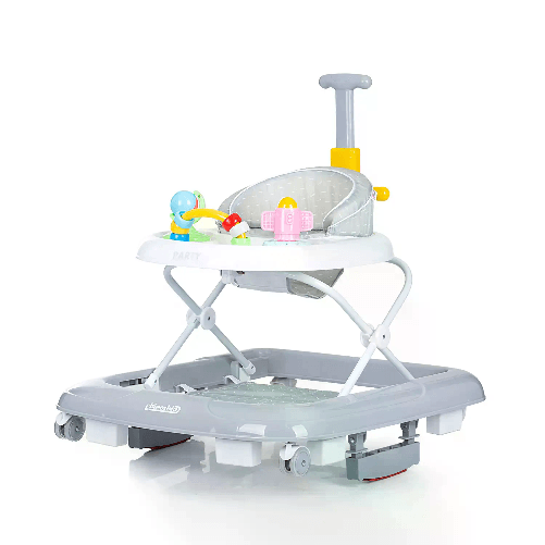 CHIPOLINO Girello Musicale 4 In 1 Baby Walker Party Platino
