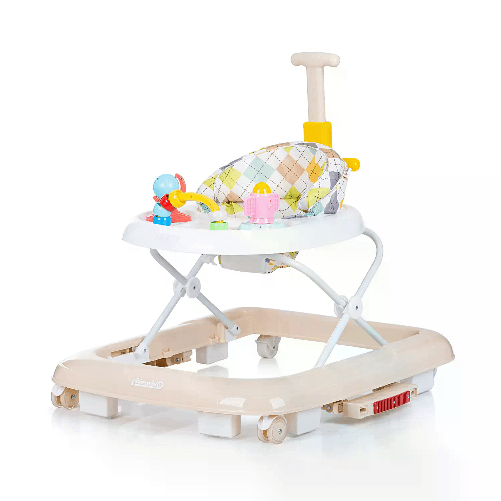 CHIPOLINO Girello Musicale 4 In 1 Baby Walker Party Latte