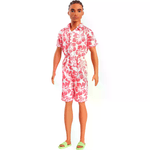 MATTEL                                                        Barbie - Ken Fashionistas n. 235 con Tuta Hawaiana e Sandali Verdi