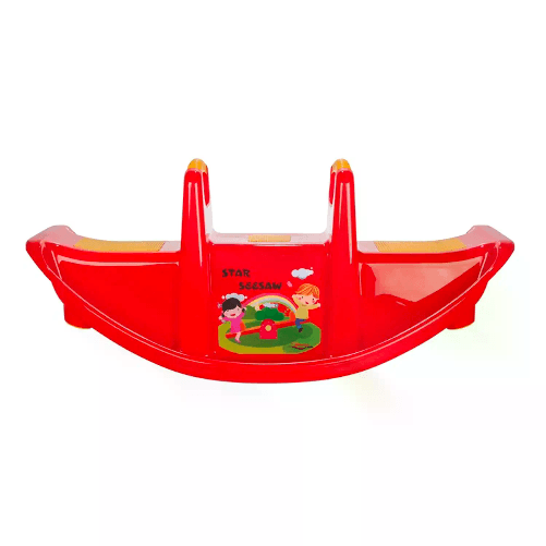 GIODICART                                                     Dondolo 3 Posti Star in Plastica da Giardino, Divertimento Fino a 3 Bambini