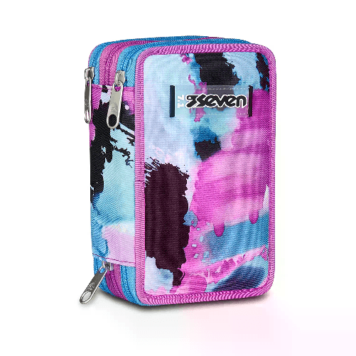 SEVEN                                                         Quick Graffiti Girl Astuccio Scuola 3 Zip