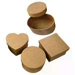 CREATIV                                                       Scatole in Cartone Assortite cm 10-12 - 4 Pezzi