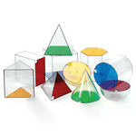 LEARNING RESOURCES                                           Solidi Geometrici Giganti Set Classe