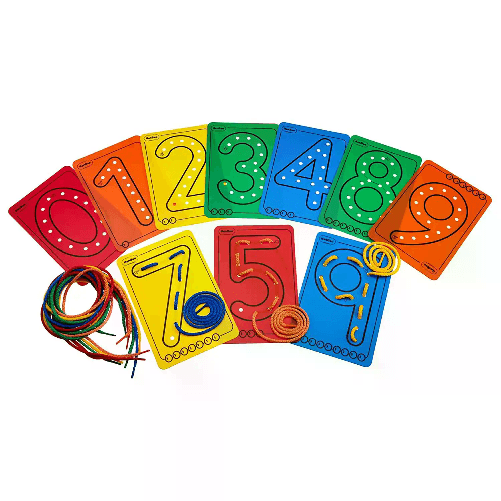 HENBEA                                                        Numeri da Allacciare per Pregrafismo - 10 numeri + 10 stringhe