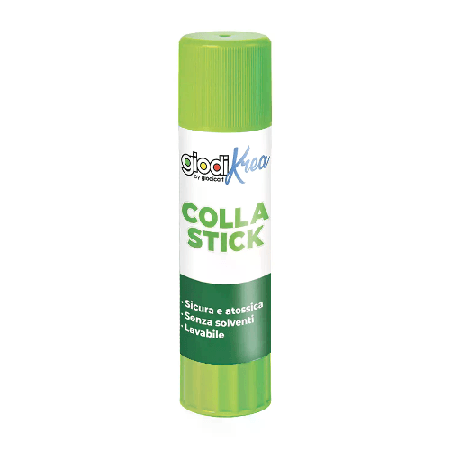 GIODIKREA  Colla Stick 40 gr. per lavoretti, uso scuola e ufficio, sicura e affidabile - Giodikrea 12 Pezzi