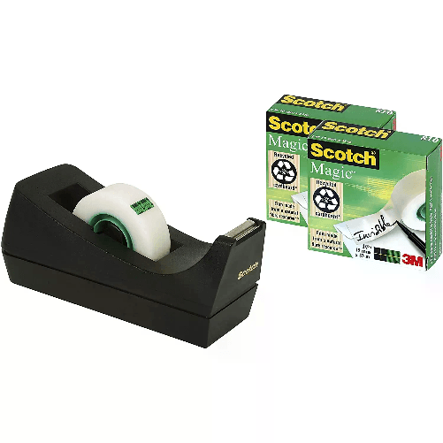 3M                                                            Dispenser da Tavolo + 3 Rotoli Scotch Magic