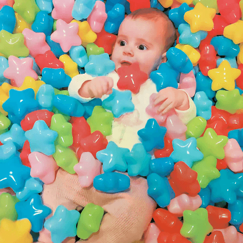 AMAYA                                                        Palline per Piscine Cuori e Stelle