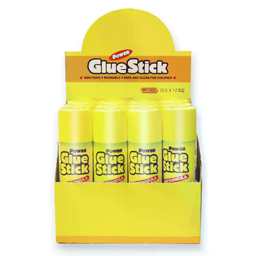MUNGYO                                                        Colla Stick Senza Solventi per Carta e Cartoncino 40 gr. 12 Pezzi