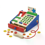 VIGA TOYS Registratore di Cassa in Legno