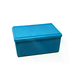 WISSNER                                                       Contenitore con Coperchio in Re-Wood, Materiale 100% , Certificato PEFC, Azzurro