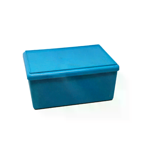 WISSNER                                                       Contenitore con Coperchio in Re-Wood, Materiale 100% , Certificato PEFC, Azzurro