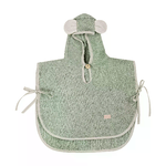 DILI BEST                                                     DiliBest Telo Bagno Poncho Bamboo 0-2a Vintage Green