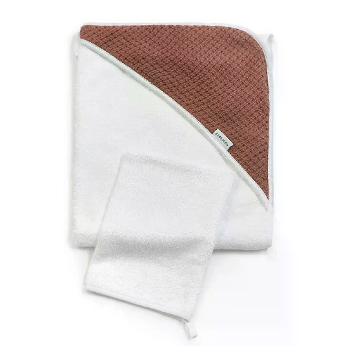 BAMBOOM                                                       Asciugamano con Cappuccio e Guanto S.Stone