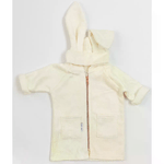 BAMBOOM                                                       Accappatoio Vestaglia in Spugna 4-6 Anni con Zip Panna