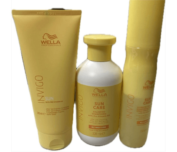 WELLA  PHON MOVE AIR 9000 BLACK + KIT MARE CON SHAMPOO WELLA SUN 300 ML CONDITIONER 250 ML SPRAY CORPO