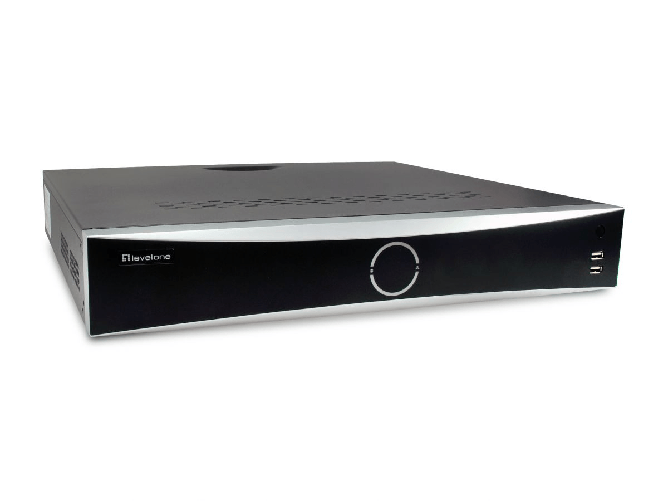 LevelOne NVR-0411 Videoregistratore di rete (NVR) Nero, Grigio